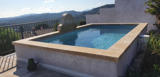 rénovation de piscine d'une villa