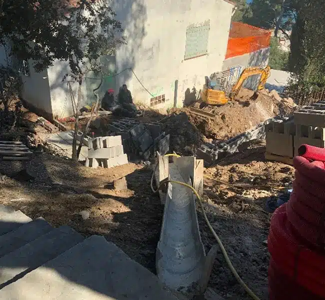Travaux espace extérieur Saint-Mandrier Var