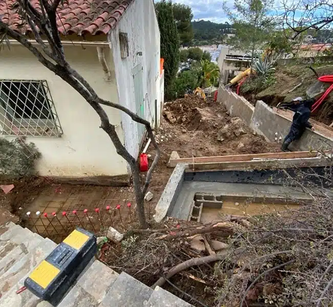 Travaux espace extérieur Saint-Mandrier Var