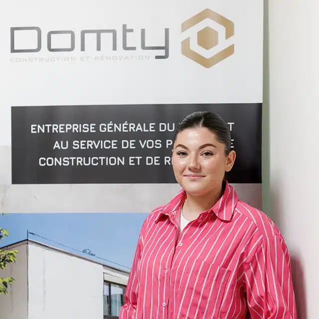assistante administrative équipe Domty Construction et rénovation Var
